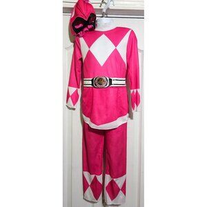 Power Rangers Pink Ranger Toddler Costume 2T Belt Soft Mask Girls Halloween